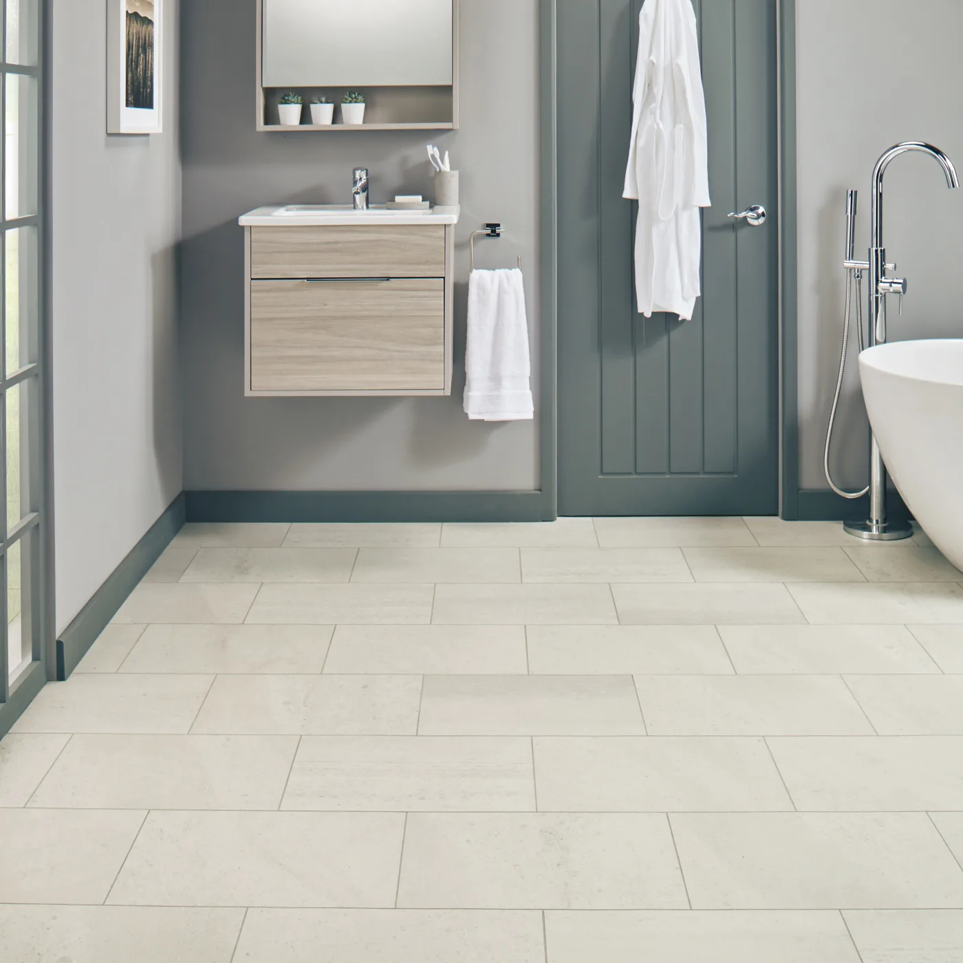 Knight Tile Gluedown