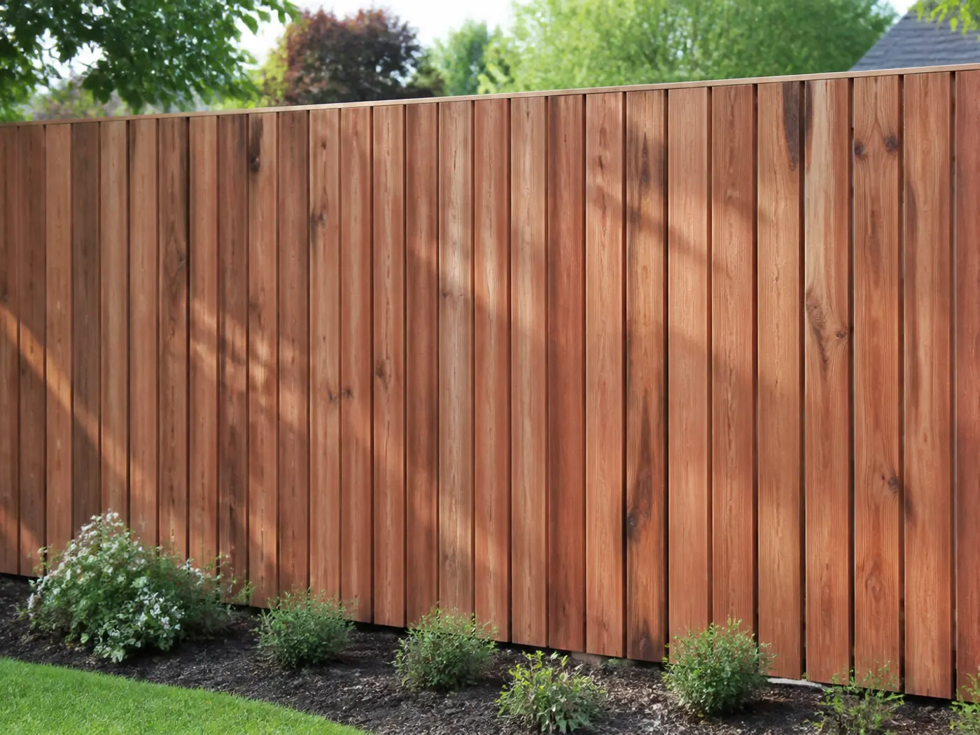 6' Flat-Top Cedar Fence Planks
